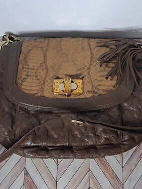 Chi by Falchi Snakeskin Handbag – Elegant Exotic Style – Chic & Unique